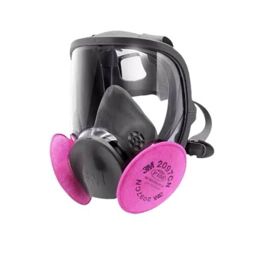 3M6800配2091防尘面具2097工业粉尘7093矿山打磨防玻璃纤维全面罩
