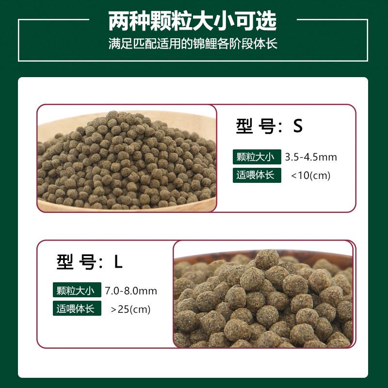 宝多福锦鲤饲料20斤专用不浑水金鱼通用型鱼食颗粒育成鱼粮