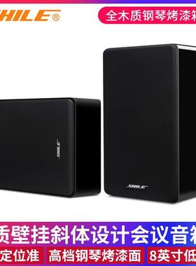 狮乐（SHILE）BG-8会议音响壁挂8英寸倾斜式音箱培训室会议室家用