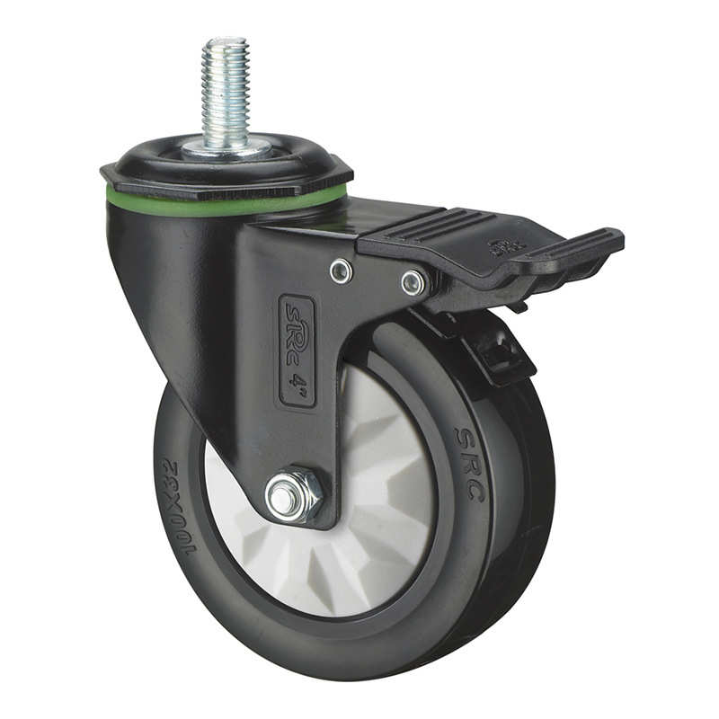 SRC  轻型刹车工业万向脚轮 旋转滑轮 BA3-211 小推车轮子万向轮