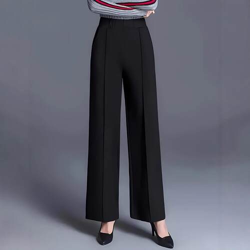 Wide leg high waist slimming pants阔腿高腰显瘦裤