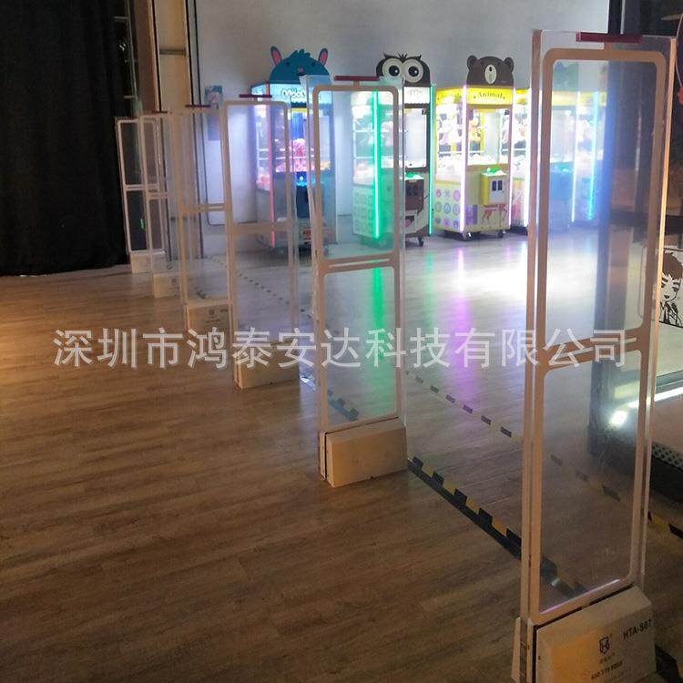 亚克力超市防盗门禁天线化妆品防盗报警器超市门口防盗门设备声磁