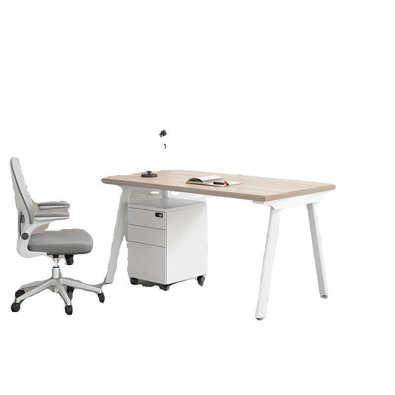 上海职员办公桌椅组合简约现代4/6人位卡座钢架员工桌办公室家具