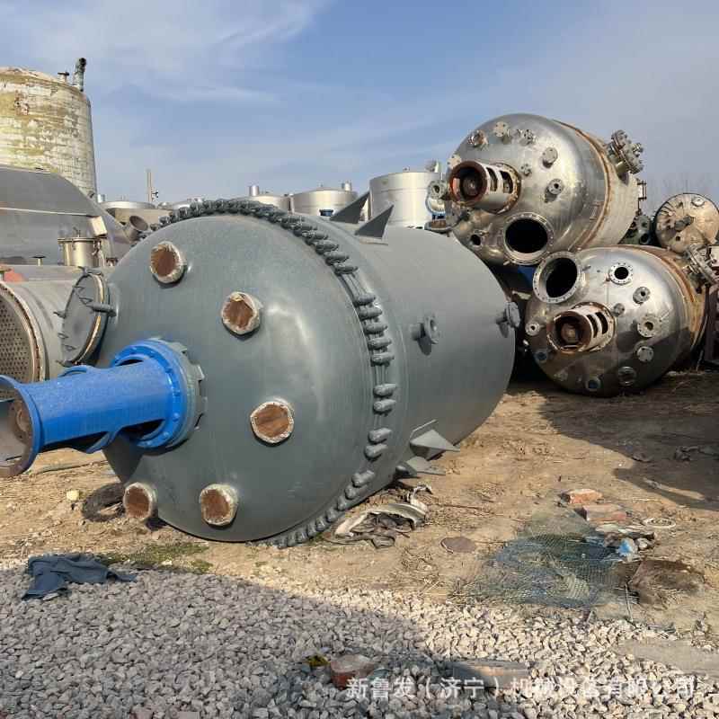 搪瓷反应釜500升搪瓷反应釜实验反应釜电加热搪玻璃搅拌釜5低10吨