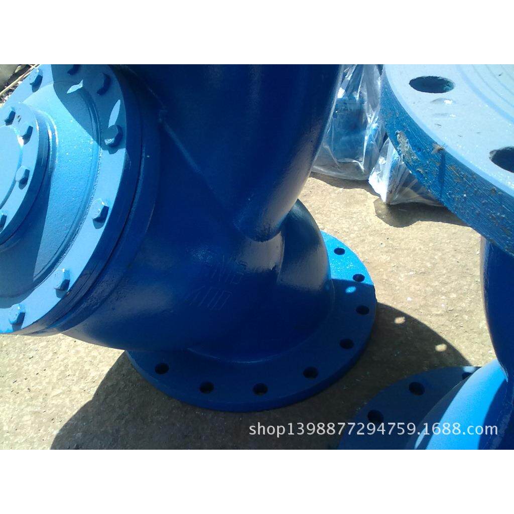 厂家直销Y型过滤器法兰铸钢内外涂塑过滤网GL41H-16 DN400不锈钢