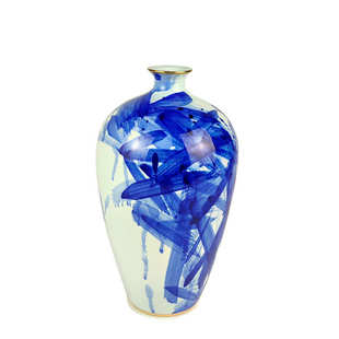 新中式金梅瓶陶瓷花器客厅玄关电视柜创意干花器家居软装