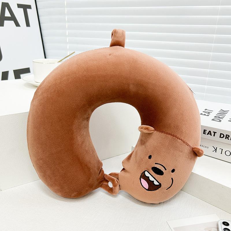 枕头颈椎神器便携红头半圆便携枕