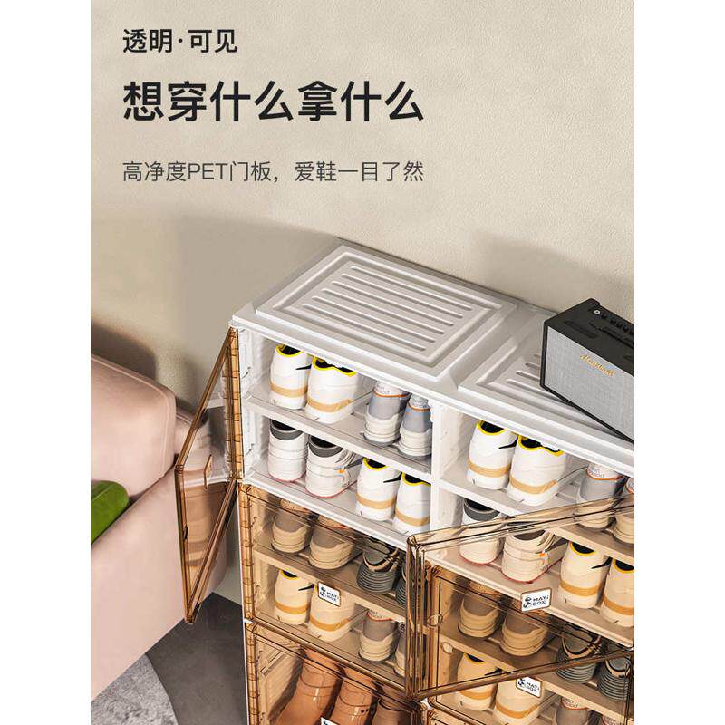 戟晔戟晔盒子球鞋免安装盒透明篮球鞋鞋盒收藏展示鞋柜球鞋