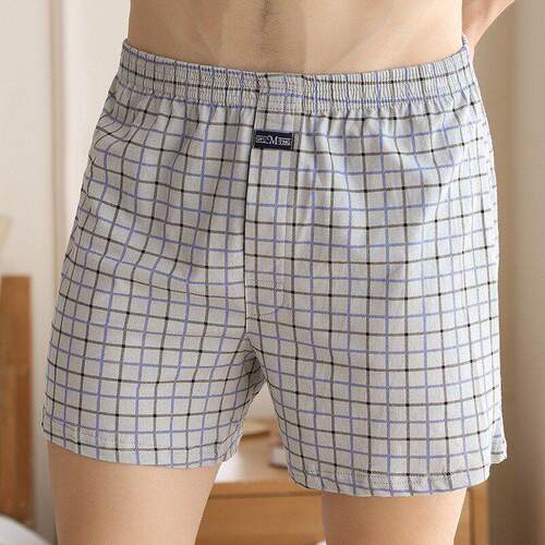 Men's cotton underwear loose boxer shorts宽松平角裤男式