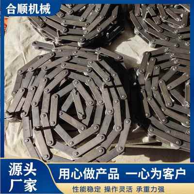节距125mm大节距工业链条重型碳钢传动链单侧弯儿碳钢非标链条