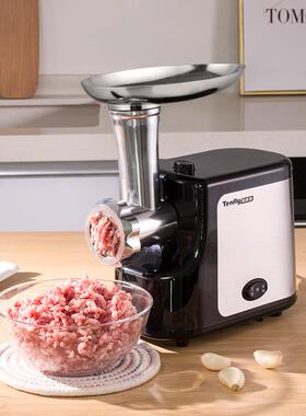 Tenfly不锈钢家用电动绞肉机多功能碎肉机绞馅灌肠小型商用GI350A