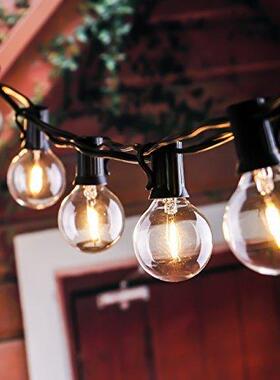 电商G40欧规英规户外LED灯串15米25灯防水装饰灯串