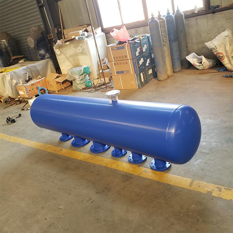 分集水器设备 地暖工程集分水器 卷板不同口径分水器集水器