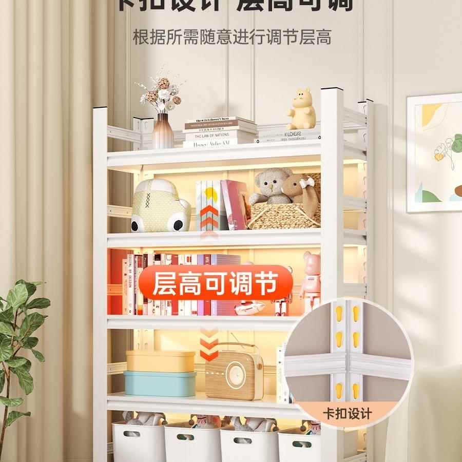 福凯祥铁艺架落地置架家985用钢物制书柜多层绘架学生书书本本储图片