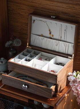 正品匠心中式实木风古典首饰坊盒收纳高档奢轻新人结国婚礼物高级