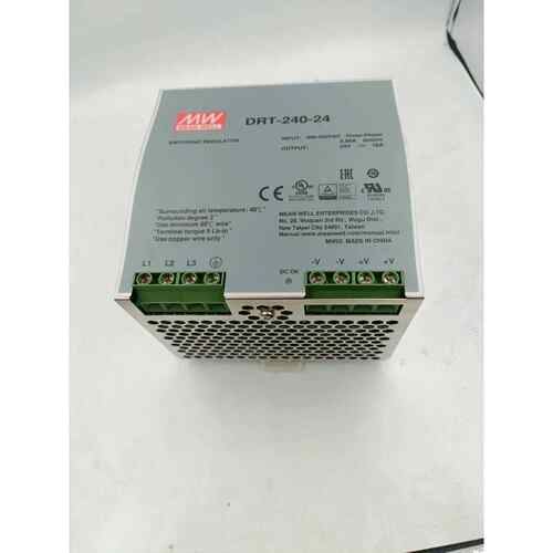 明伟三相开关电源导轨式DRT-240-24输入AC400-500V输出DC12/24/48