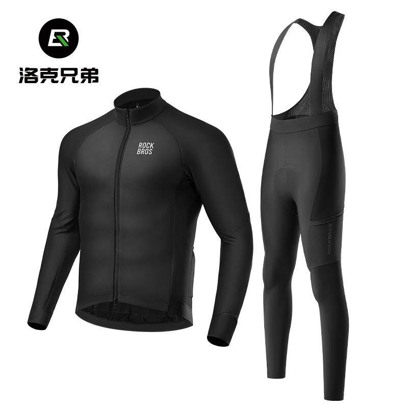 正品摇滚兄弟自服行车上衣羊毛暖男行袖子长长裤户外自车运动冬天