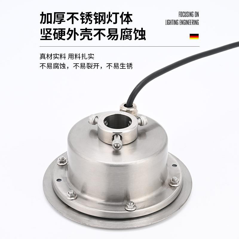 水底灯LED水下灯公户外山园林鱼池假灯园广场涌泉灯YX-PQD-0底防
