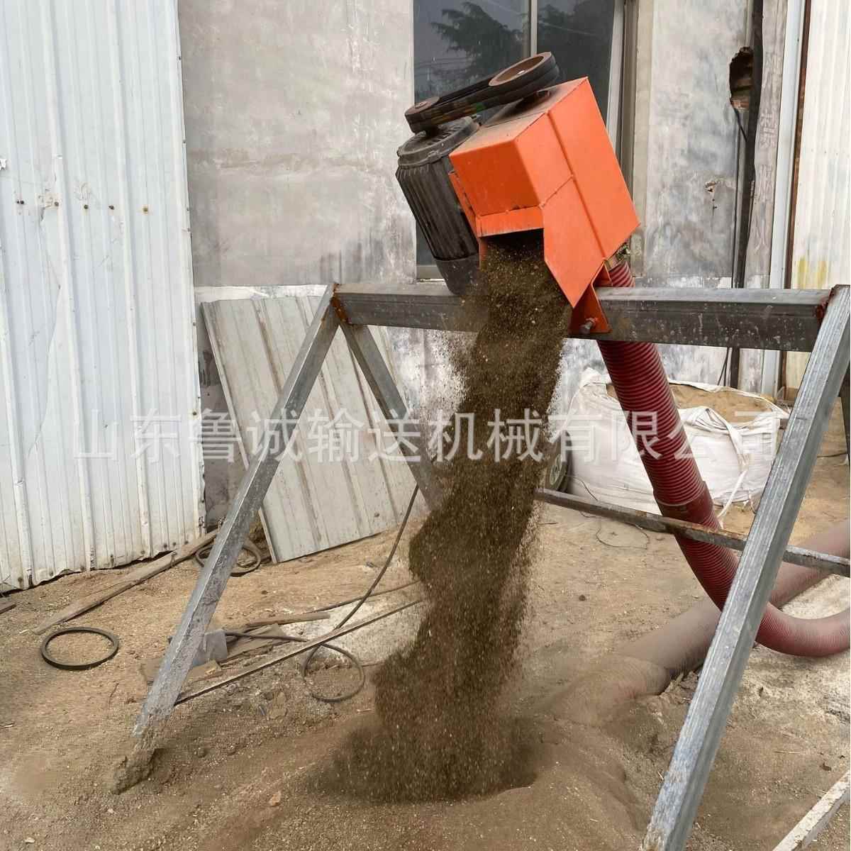 软管吸沙机多用粮途抽器河沙粉煤灰水泥提FDT升螺上料设吸备粮旋