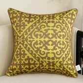 高档靠垫靠女轻王奢绣代花格子沙发抱枕现简约客厅腰枕套床头靠垫