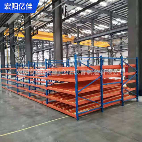 滚轮仓库流利棒滚筒式货架货架分拣滑轨滑移线精益货架管流利条架