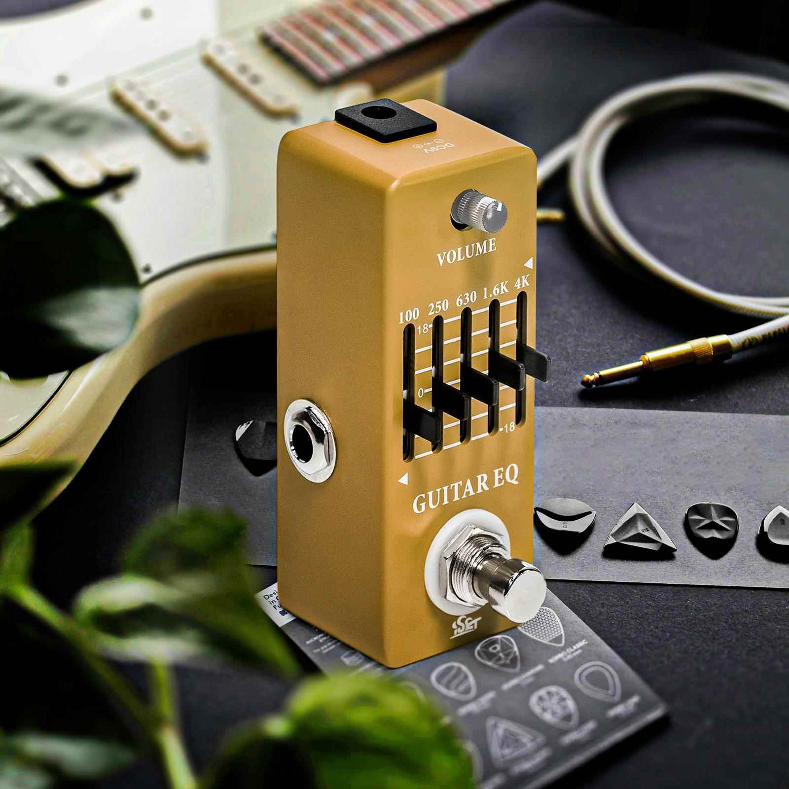 电吉他单块效果器失真过载延时混响电吉他锌合金乐器配件效果器