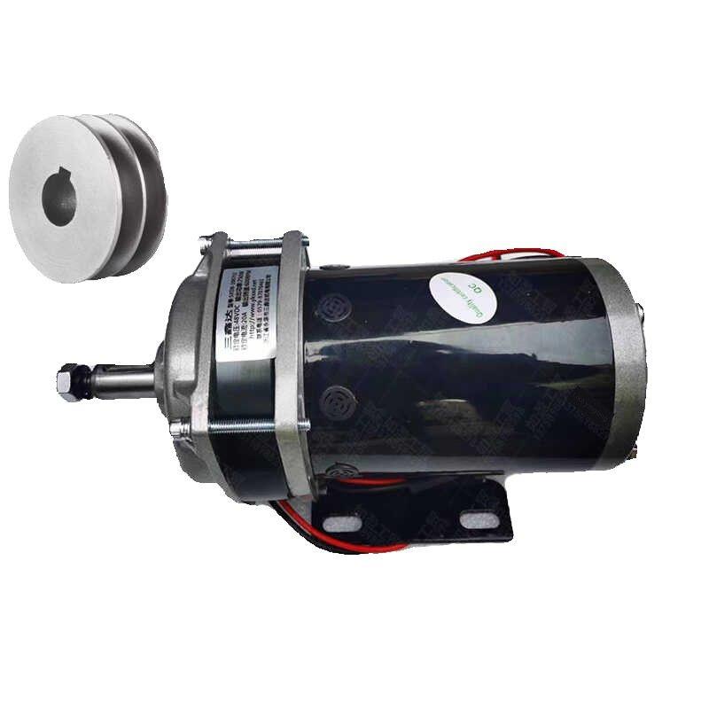 三信达给料车电机48V500W36V24V750W加长轴带轮电机
