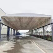 厂房安装 膜结构车棚仓库厂家生产直销电动顶篷遮阳