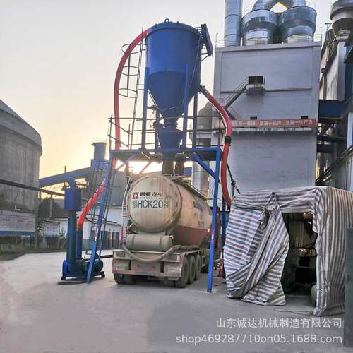 湖南水泥灰自吸装车气力输送机吨包炭黑装罐负压吸灰机