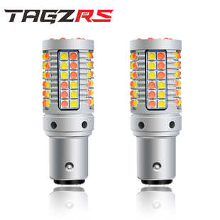 69SMD 新款 3030高亮倒車轉向燈 7443 雙色3157 汽車led燈 剎車燈