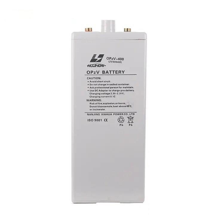 管式胶体蓄电池OPzV 2V 400AH 光伏储能电池基站备用电源汇众电池