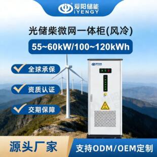 储能电池光储柴微网一体柜120KWh支持多组并联大容量A品电芯跨境