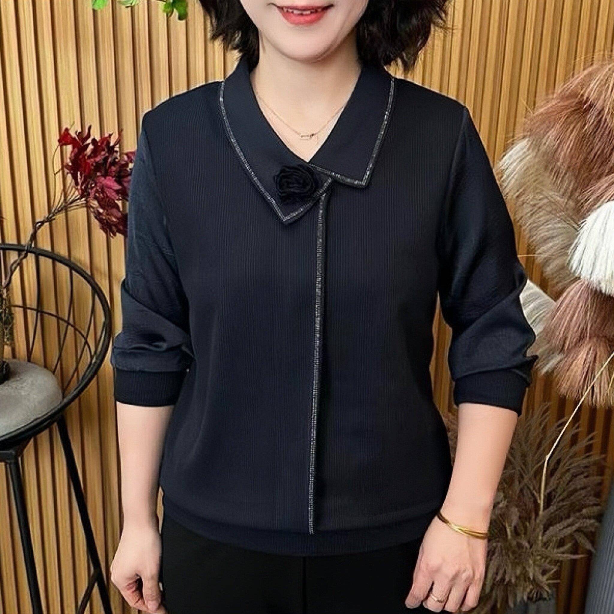 好货中老年女装妈妈春秋打底衫2026春季新款上衣时尚洋气宽松显瘦