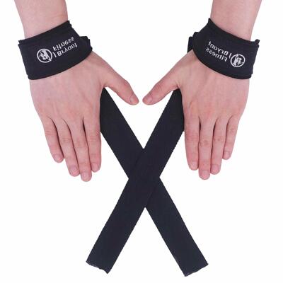 1 Pair Gym Lifting Straps Fitness gloves Anti-slip Hand Wrap