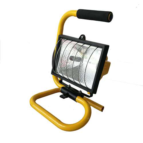 优质120W/150W/400W/500W手提式R7S卤素泛光工作灯