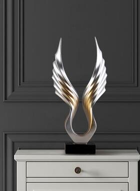 大鹏展翅创意摆件现代简约客厅家居饰品酒柜办公室桌面开 业礼物