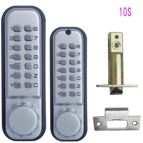 双面机械密码锁大门锁店铺锁办公室门锁密码门锁里外都要密码开