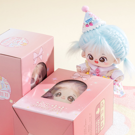 棉花娃娃女正版套装毛绒，公仔玩具可换装玩偶骨架女孩生日礼物