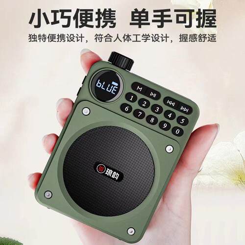 琅韵C65收音机老人专用可携式老年人随身听评书歌曲戏曲播放器