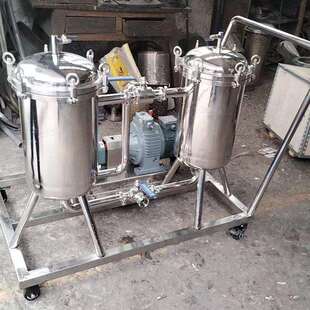 双联过滤器成套设备 双联袋式过滤器篮式过滤器不锈钢精密过滤器
