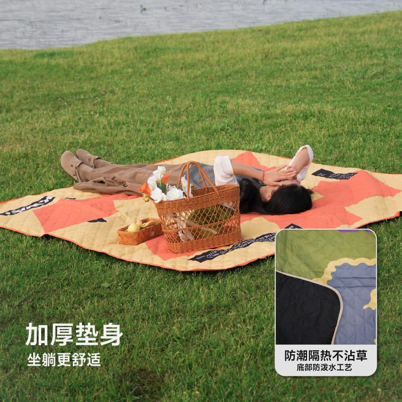 潮川MKWAY野餐垫厚防加潮折XC-XKYCD叠户外春游垫子野外星露营防