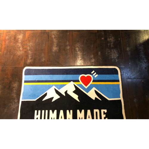 高档品现货新款成HUMAN MADEngoi同款网大红in卧室面积床边地毯厚