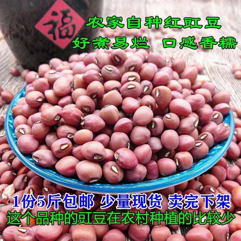 2025年新红豇豆5斤 农家小零地种植豇豆饭豆八宝粥豆五谷杂粮豆馅