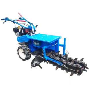 链条式开沟机农田果园冻土排水开沟自走式工程线缆开槽挖沟机