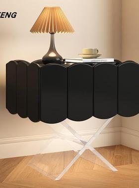 SEF能C03225新款法式实木床头柜设计感创意轻KKD奢0全屋M智亚克力