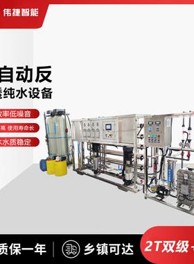 2T双级EDI全自动反渗透纯水机工业用净水器设备温州厂家直销商用