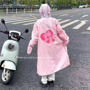 全身防暴雨雨衣2026新款女款单人连身长版电动车成人外穿雨披