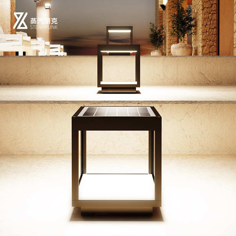 太阳能柱头灯室外防水庭院灯花园别墅大门柱子灯户外围墙围栏灯