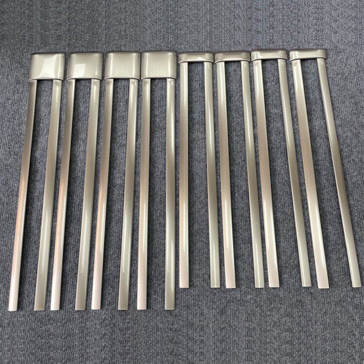 适用于腾势D9座椅轨道亮条腾势d9不锈钢滑轨防护盖内饰改装饰配件