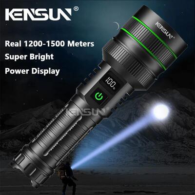 Super Long Range Tactical Torch High Power LED Flashlight US